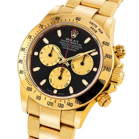 rolex daytona black gold price|Rolex gold daytona for sale.